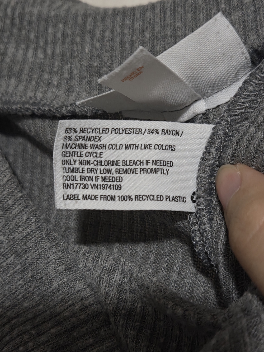 Colsie Ribbed Crossover Waist Flared Pants - Picture 7 of 7